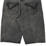 Sean John Denim Shorts - 38W 11L Grey Cotton