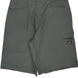 Dickies Shorts - 34W 11L Grey Cotton Blend