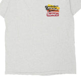 Fruit Of The Loom Graphic T-Shirt - 2XL Grey Cotton