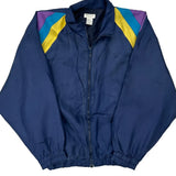 Robert Stock Shell Jacket - Small Blue Nylon