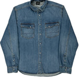 Armani Exchange Denim Shirt - XL Blue Denim