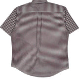 Tommy Hilfiger Checked Short Sleeve Shirt - Large Red Cotton