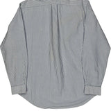 Ralph Lauren Striped Shirt - Large Blue Cotton