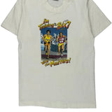 Training For Bix 7 Screen Stars Graphic T-Shirt - Medium White Cotton Blend