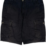 Levis Cargo Shorts - 34W 11L Black Cotton