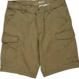 Carhartt Cargo Shorts - 32W 10L Khaki Cotton
