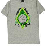 Martin Luther Volleyball 1993 Fruit Of The Loom Single Stitch T-Shirt - Large Gray Cotton Blend