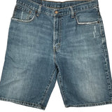 Levis Denim Shorts - 35W 11L Blue Denim