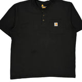 Carhartt T-Shirt - XL Black Cotton