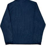 Nike 1/4 Zip - 2XL Blue Polyester