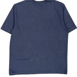 Carhartt T-Shirt - Large Blue Cotton