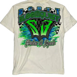 Made In USA Arizona Jeans Graphic T-Shirt - Medium White Cotton