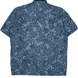 Columbia Short Sleeve Shirt - XL Blue Cotton