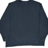 Carhartt Long Sleeve T-Shirt - 2XL Blue Cotton