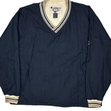 Reverse Weave Champion Windbreaker - XL Navy Nylon