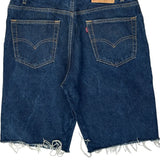 Levis Denim Shorts - 34W 10L Blue Denim
