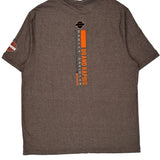 Grand Rapids Harley Davidson Graphic T-Shirt - XL Orange Cotton