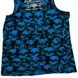 Motorcycles Harley Davidson Tie-Dye Tank Top - XL Black Cotton