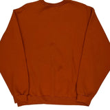 Fruit Of The Loom Sweatshirt - Large Orange Cotton