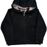 Age 6 Tommy Hilfiger Hoodie - Small Black Cotton