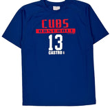 Age 15 Chicago Cubs Mlb Jersey - 2XL Blue Polyester