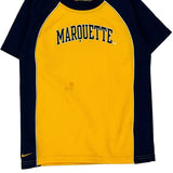 Age 3 Marquette Nike T-Shirt - 2XS Yellow Polyester
