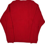 Chaps Ralph Lauren Sweater - Large Red Cotton