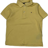 Age 4 Tommy Hilfiger Polo Shirt - 2XS Yellow Cotton