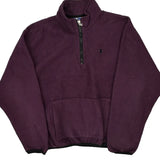 Authentic Athletic Apparel Champion Fleece - 2XL Purple Polyester