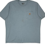 Carhartt T-Shirt - XL Blue Cotton