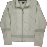 Nike Jacket - Medium Cream Polyester