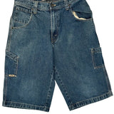 Levis Cargo Denim Shorts - 28W UK 8 Blue Denim