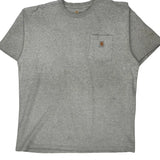 Carhartt Tall T-Shirt - XL Grey Cotton