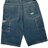 Levis Cargo Denim Shorts - 28W UK 8 Blue Denim