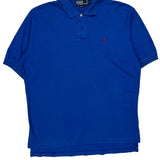 Polo By Ralph Lauren Polo Shirt - Large Blue Cotton