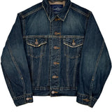 Levis Denim Jacket - Small Dark Wash Cotton