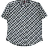 Tommy Hilfiger Checked Short Sleeve Shirt - XL Blue Cotton