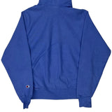 Reverse Weave Champion Hoodie - Small Blue Cotton