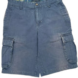 Tommy Hilfiger Cargo Shorts - 32W 10L Blue Cotton
