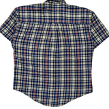 Chaps Ralph Lauren Checked Short Sleeve Shirt - Large Multicoloured Cotton