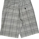 Lee Checked Shorts - 28W 9L Gray Cotton
