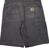 Carhartt Carpenter Shorts - 30W 10L Grey Cotton