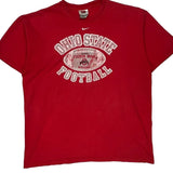 Vintage Ohio State Football Nike Ncaa T-Shirt - XL Red Cotton