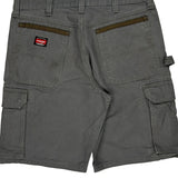 Wrangler Cargo Shorts - 35W 11L Grey Cotton