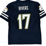 Chargers, Age 6-7 Nfl Football Jersey - Small Navy Polyester