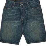 Levis Denim Shorts - 37W 10L Blue Denim