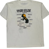 Green Bay Packers Fruit Of The Loom Graphic T-Shirt - XL White Cotton Blend