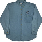 Lee Denim Shirt - XL Blue Cotton