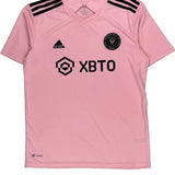 Inter Miami Cf 2022/23 Home Adidas Football Shirt - XL Pink Polyester