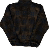 Nautica Checked Fleece - XL Blue Acrylic